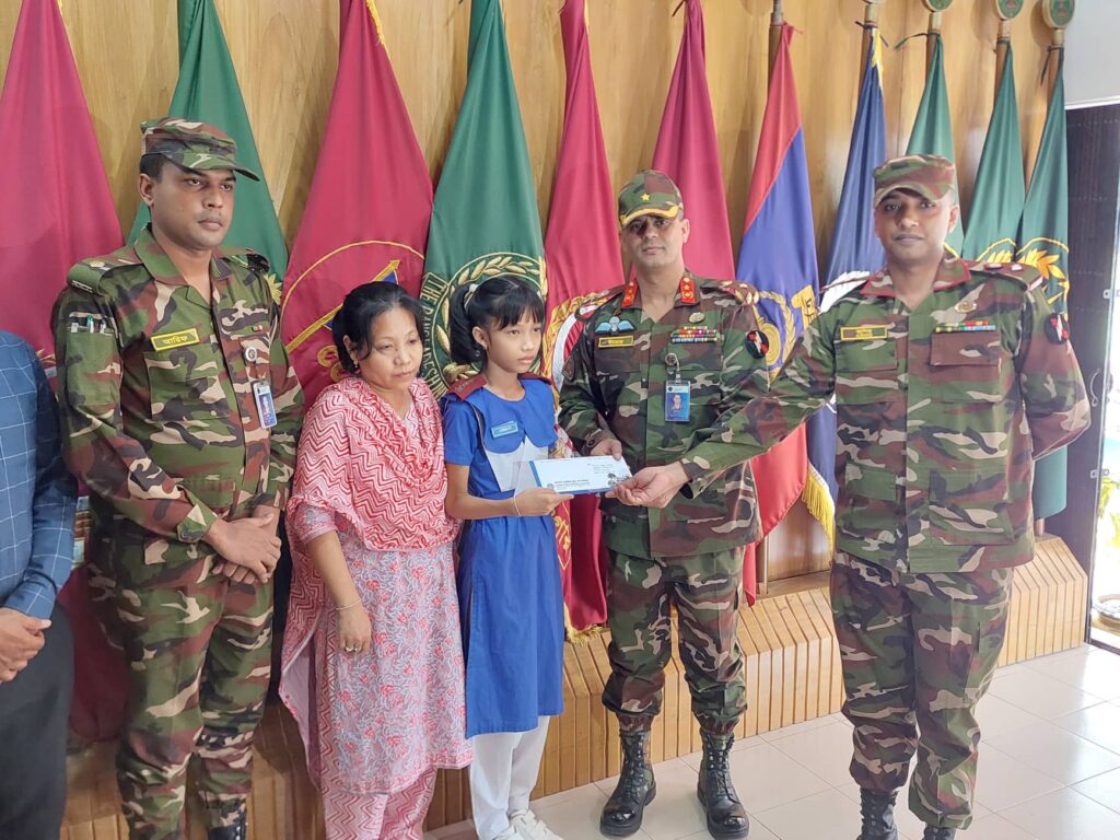 নিহত ফায়ার ফাইটার নিপন চাকমার মেয়ের শিক্ষার দায়িত্ব নিলো লেকার্স