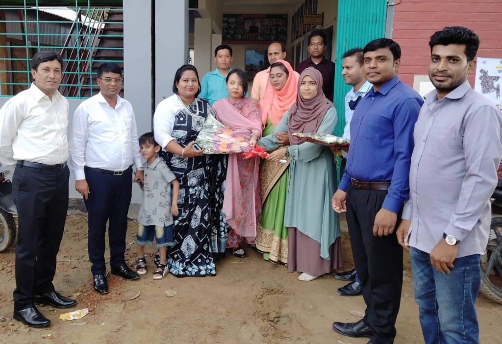 বাঘাইছড়িতে বিদায় ও বরণ সংবর্ধনা