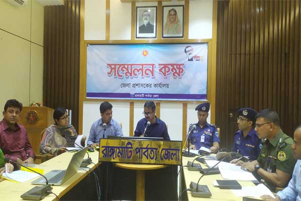 শারদীয় দুর্গোৎসবের প্রস্তুতি সভা সেরে নিলো জেলা প্রশাসন