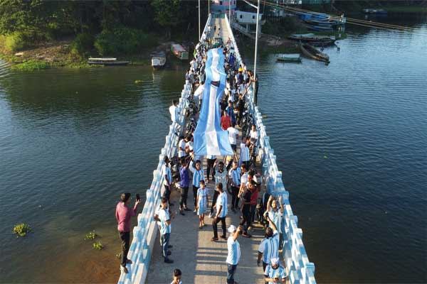 আর্জেন্টাইন সমর্থকদের মোটর শোভাযাত্রা রাঙামাটিতে