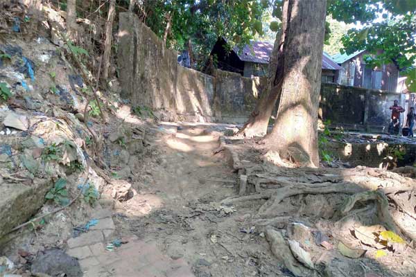 সড়কের করুণ দশা,সংস্কারের দাবি