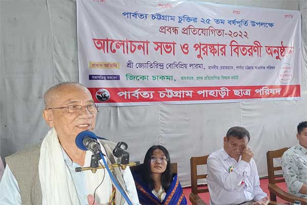 এই চুক্তি আর বাস্তবায়ন হবে না : সন্তু লারমা