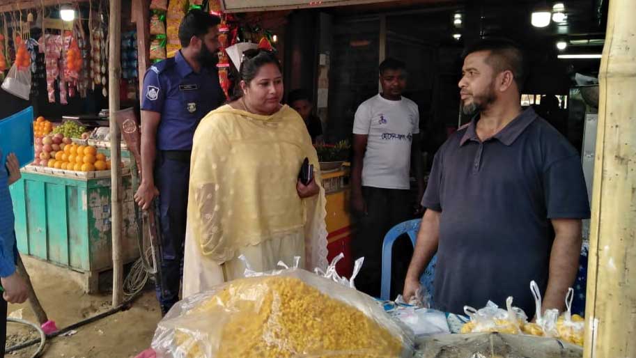 রমজানে বাজার নিয়ন্ত্রনে দুই দোকানীকে জরিমানা বাঘাইছড়িতে