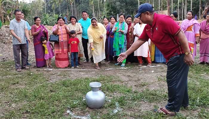 জীবঙ্গছড়া স্পোর্টিং ক্লাবের ১৬তম বিঝু উৎসবের উদ্বোধন